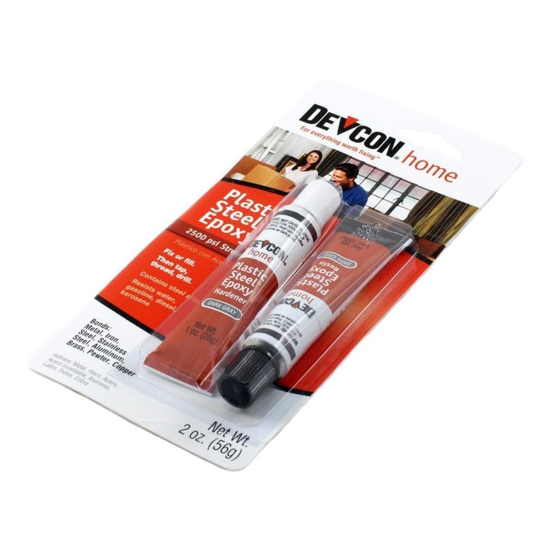 Devcon 52345 Plastic Steel Epoxy - 1 oz. 2-Part Tube - Image 2